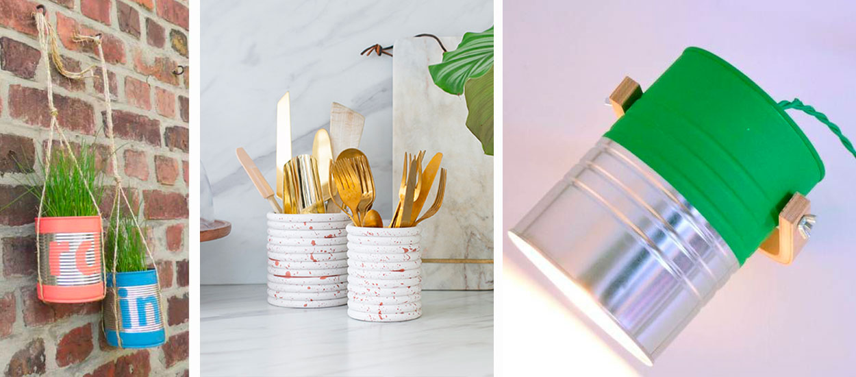 Comment recycler des boites de conserves en déco pour la maison ?