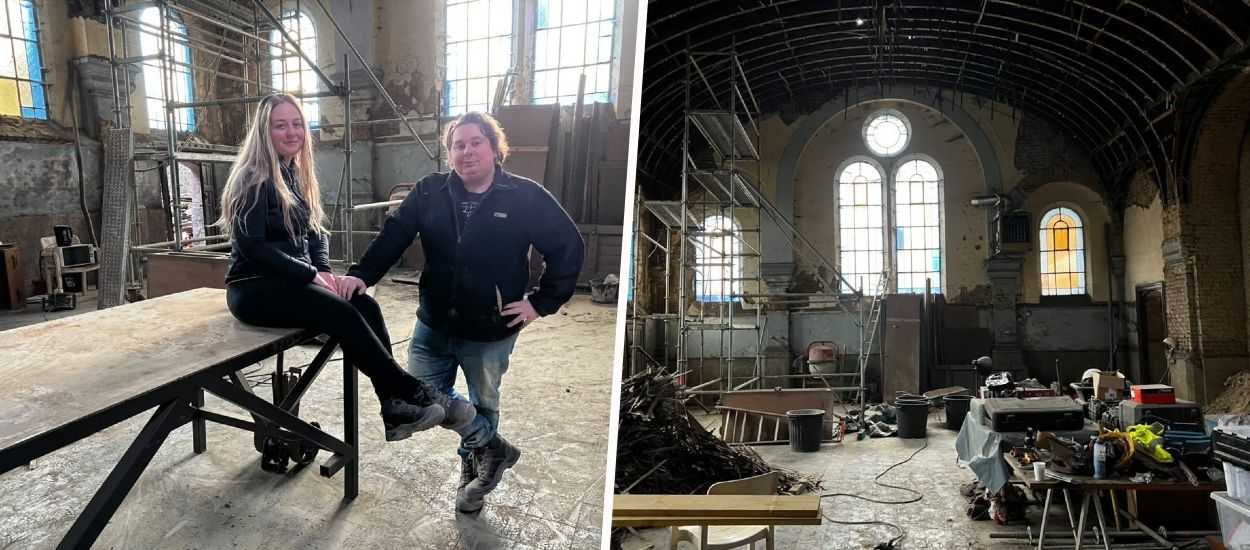 Chantier inspirant : Ils rénovent une ancienne chapelle pour en faire leur maison