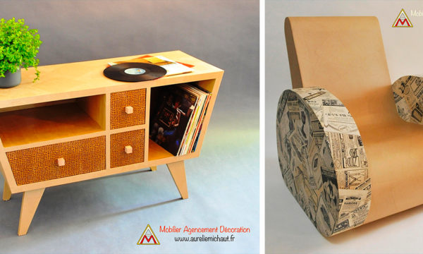 Cette créatrice fabrique des meubles surprenants à partir de carton