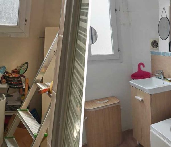 Avant / Après : Cette locataire a rénové sa salle de bains attaquée par la moisissure... seule !