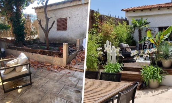 Avant / Après : Construire une terrasse en bois, plus facile qu'il n'y paraît !