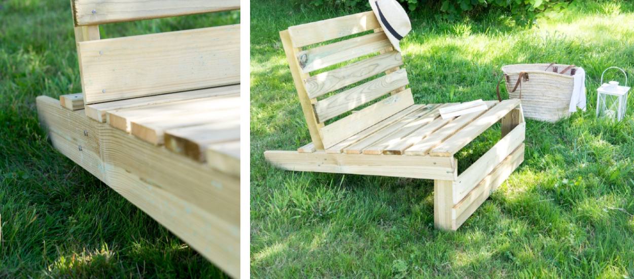 Tuto : Fabriquez un fauteuil de détente pour le jardin en bois récup'
