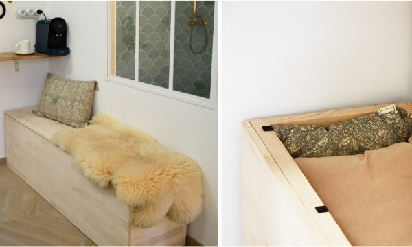 Tuto : Réalisez une banquette modulable qui fait aussi coffre de rangement