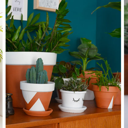 10 idées pour décorer soi-même de jolis pots de fleurs sans se ruiner