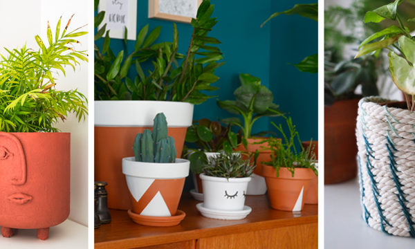 10 idées pour décorer soi-même de jolis pots de fleurs sans se ruiner