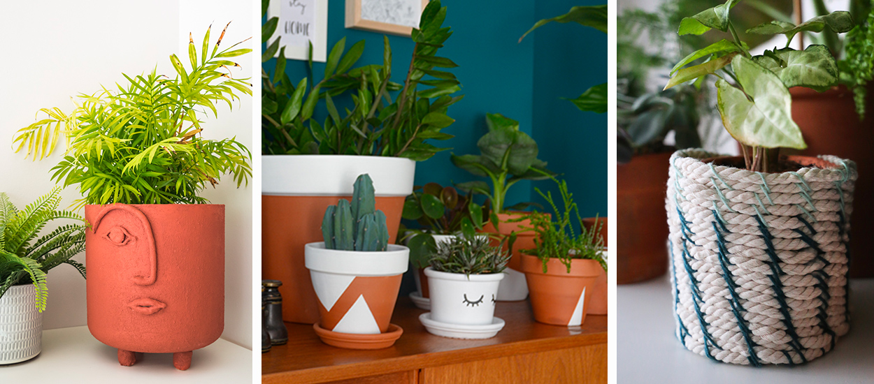 DIY déco : comment customiser des pots de fleurs ? - Magazine