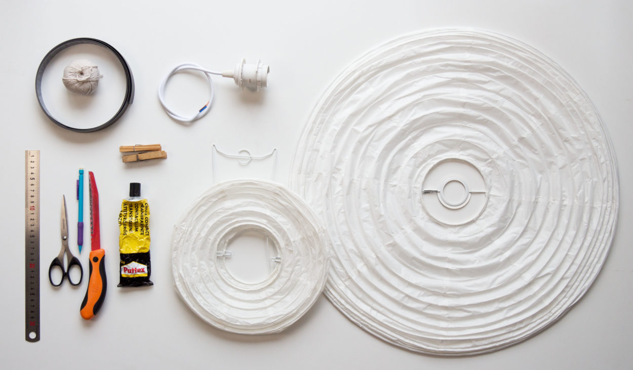 Matériel Pour Fabriquer Une Suspension Luminaire DIY : Comment fabriquer soi-même une suspension Japandi tendance