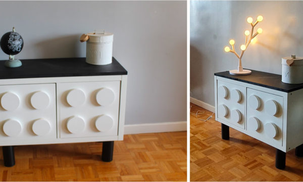 Tuto : Réalisez un petit meuble de rangement en forme de brique LEGO®