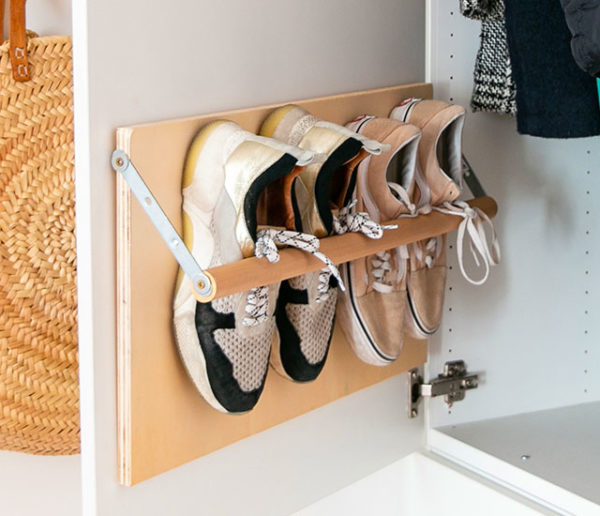 Tuto : Réalisez un rack de rangement gain de place pour vos chaussures