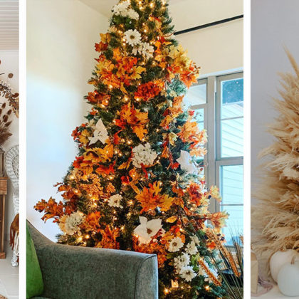 8 inspirations pour faire un sapin d'automne en attendant celui de Noël !
