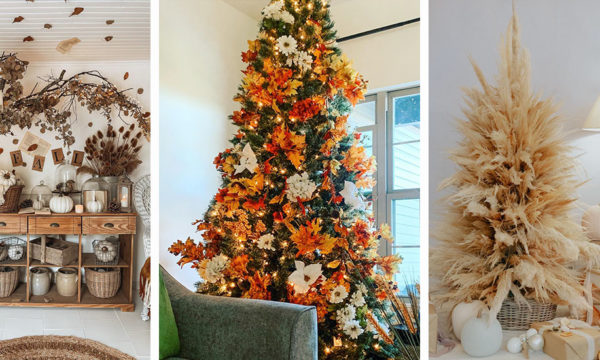 8 inspirations pour faire un sapin d'automne en attendant celui de Noël !