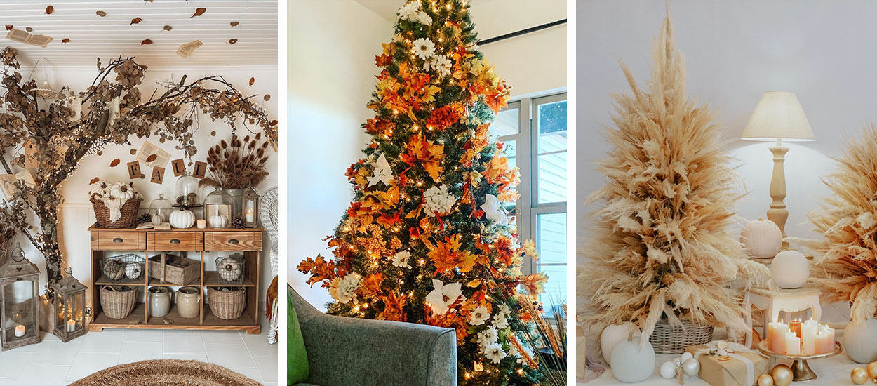 8 inspirations pour faire un sapin d'automne en attendant celui de Noël !