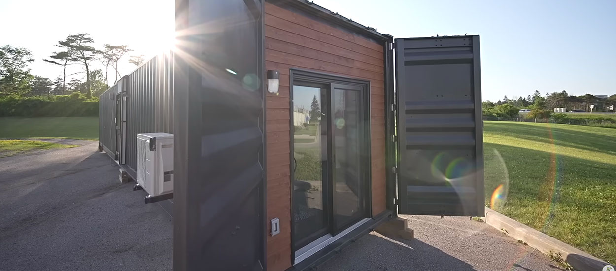 Plunk Pod, une maison en conteneurs autonome et modulable