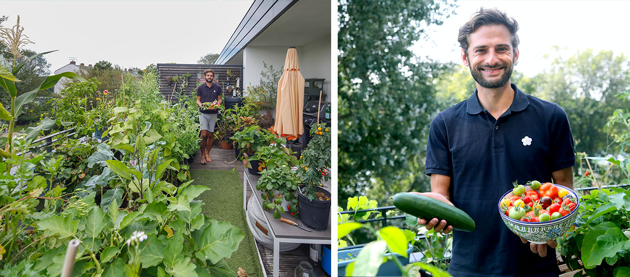 Ce jardinier urbain a quitté son travail stressant pour vivre de sa passion