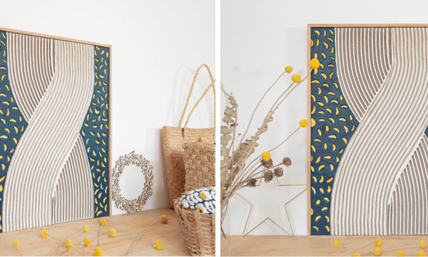 Tuto : Fabriquez une toile abstraite ultra tendance