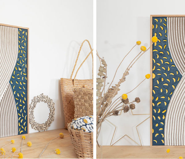 Tuto : Fabriquez une toile abstraite ultra tendance