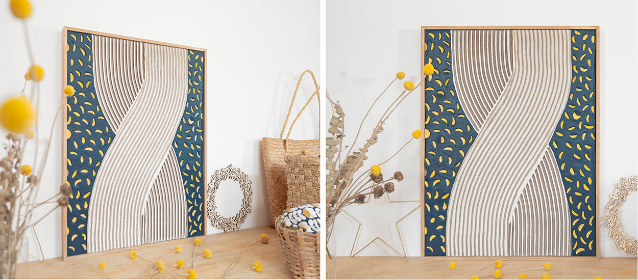 Tuto : Fabriquez une toile abstraite ultra tendance