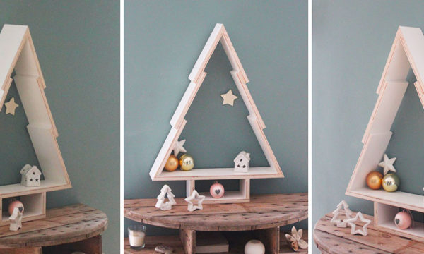 Tuto : Fabriquez vous-même votre sapin de Noël avec des planches en bois