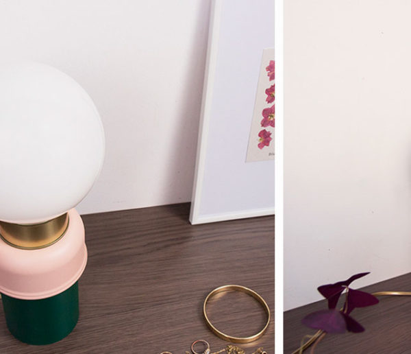 Tuto : Réalisez une lampe à poser ludique et colorée dans l'esprit Bauhaus