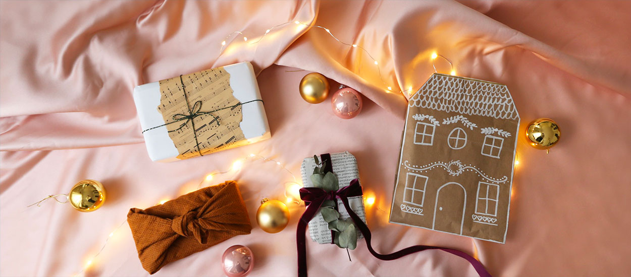 4 idées DIY originales pour faire de jolis emballages cadeaux