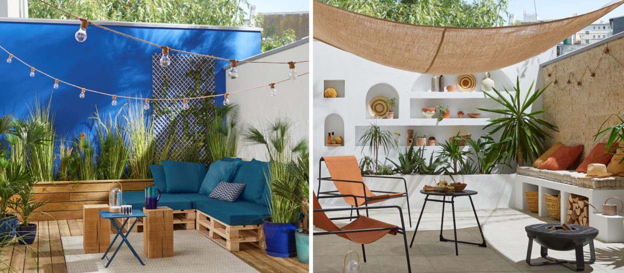 Jardin ou cour extérieure : Quelles couleurs tendance pour relooker vos murs ?