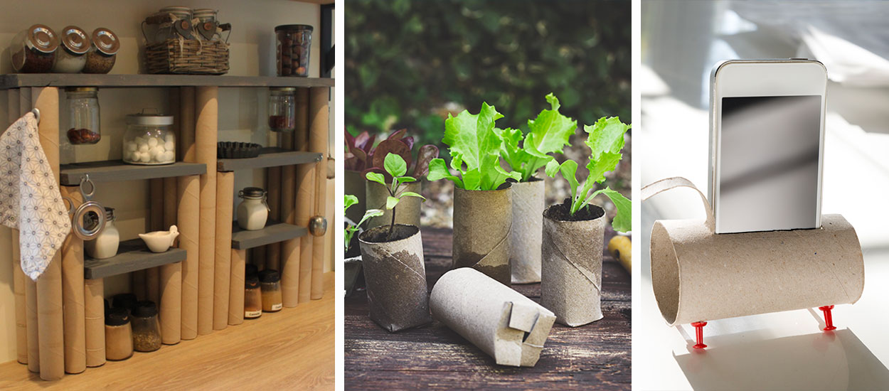 7 astuces : recycler vos rouleaux de papier toilette et d'essuie-tout