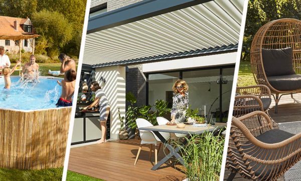 Terrasse, salon d'extérieur, piscine : comment aménager un grand jardin ?