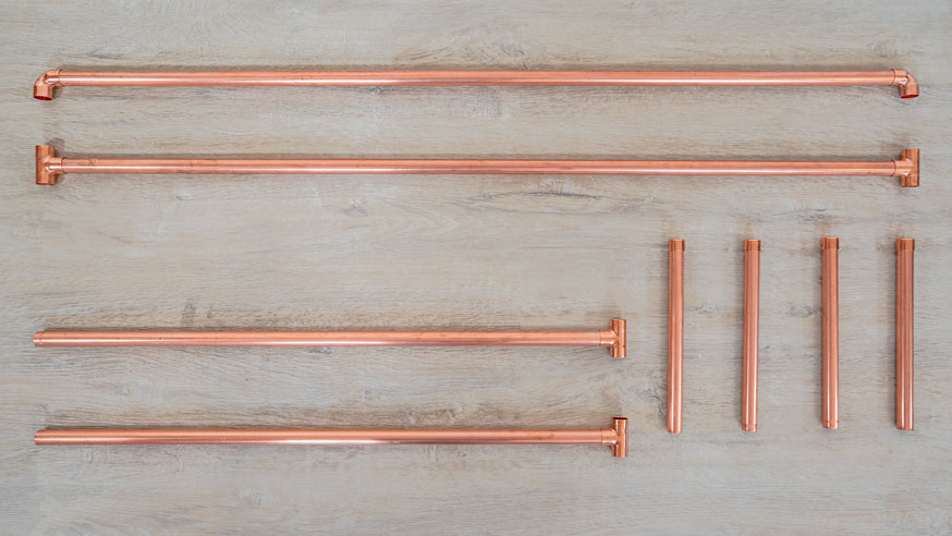 Fabriquer un portant à vêtements Copper, DIY Family