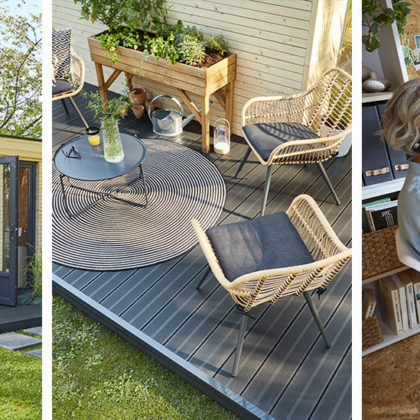 10 idées pour profiter de votre abri de jardin