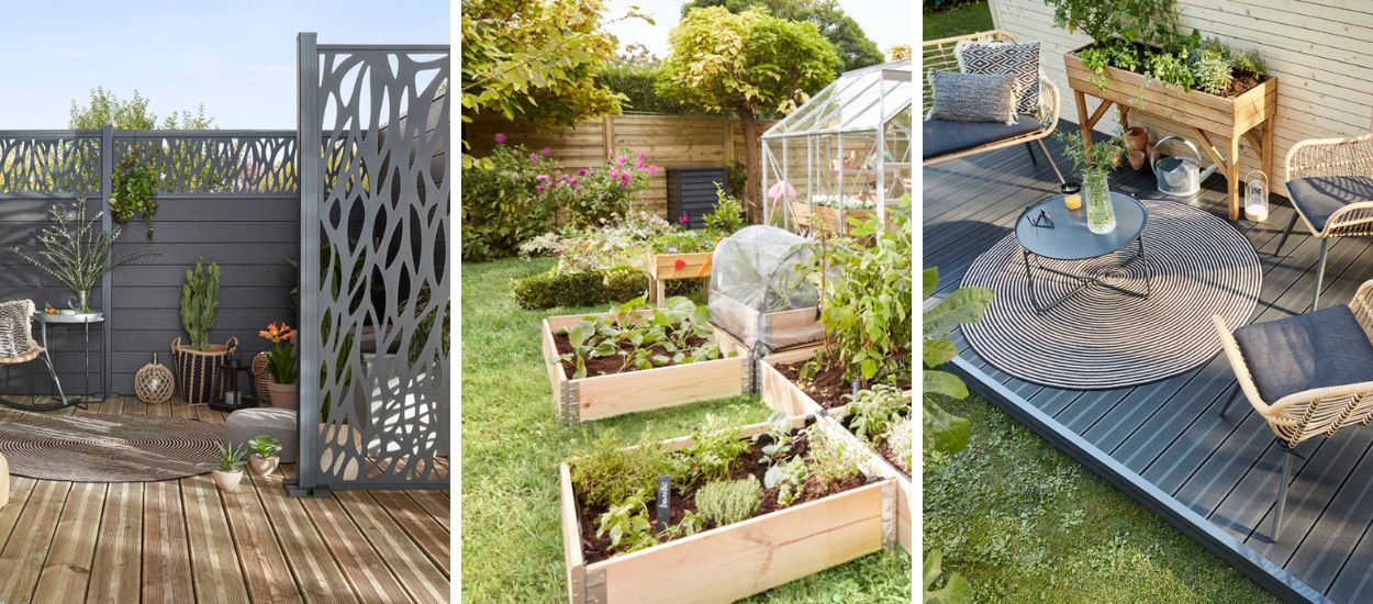 De la terrasse clipsable au carré potager modulable, nos idées pour se simplifier la vie au jardin