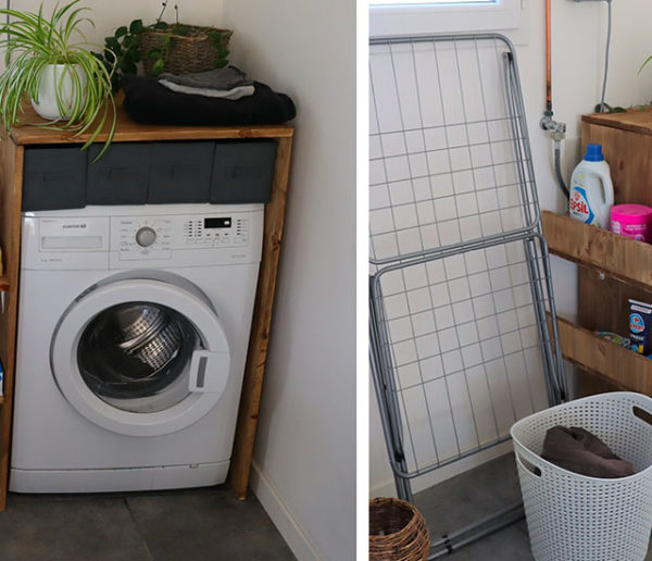 Tuto : Réalisez un meuble de rangement gain de place pour votre lave-linge