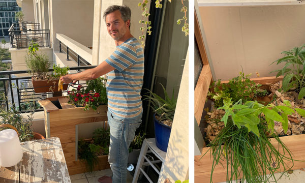 Le Balcomposteur, un composteur de balcon qui fait potager urbain