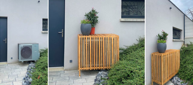 Comment Protéger Une Pompe à Chaleur Extérieure Tuto : Réalisez une structure pour cacher joliment l’unité extérieure