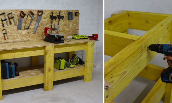 Tuto : Réalisez un établi sur-mesure pour bricoler comme un(e) pro