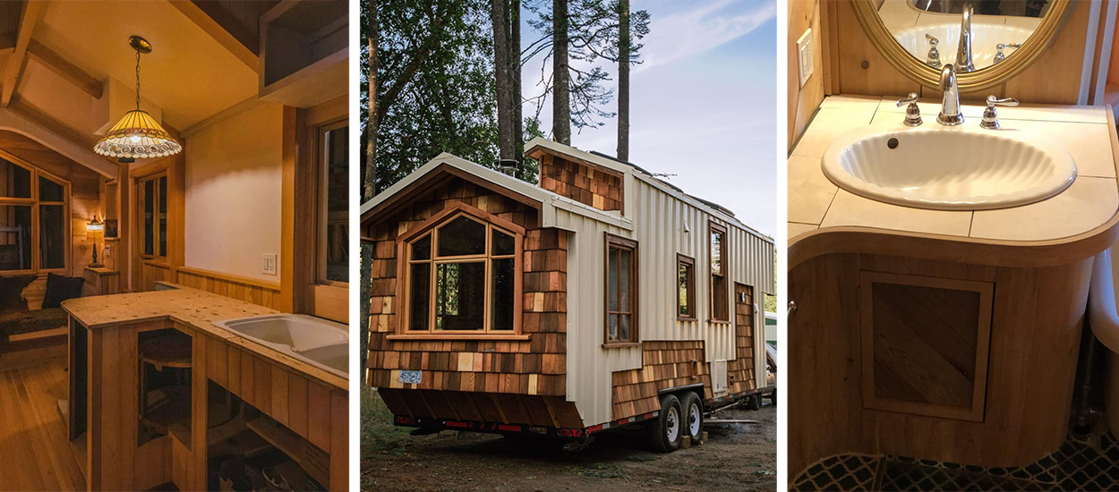 Un charpentier construit une tiny house sur mesure remplie de bonnes idées