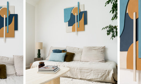 Tuto : Réalisez un tableau en relief d'inspiration seventies