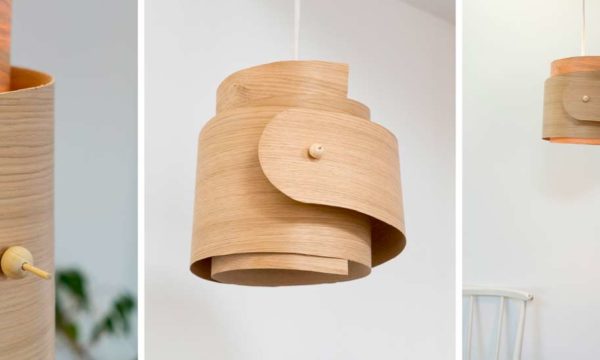 Tuto : Créez une suspension Japandi avec du placage en bois