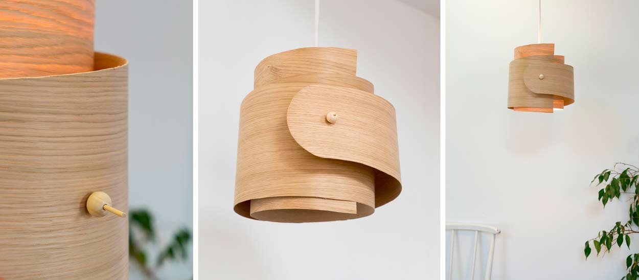 Tuto : Créez une suspension Japandi avec du placage en bois