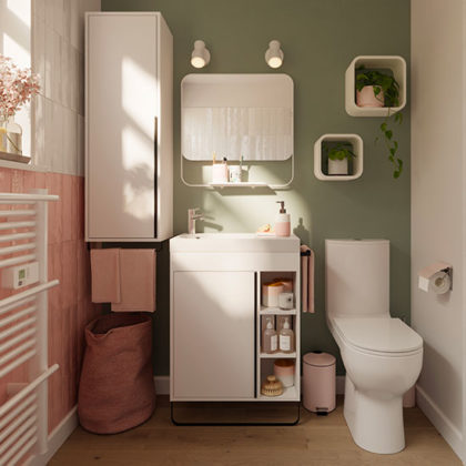 Découvrez ces 2 nouvelles gammes de meubles spécialement conçues pour les petites salles de bains !