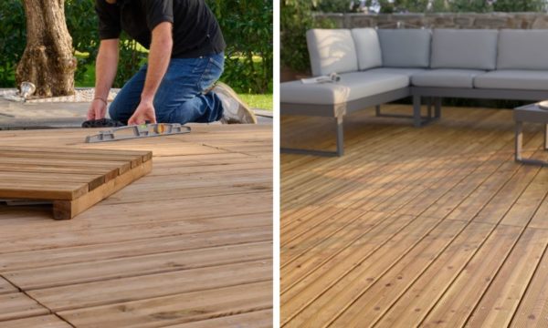 Voici la solution pour installer une terrasse rapidement et facilement !