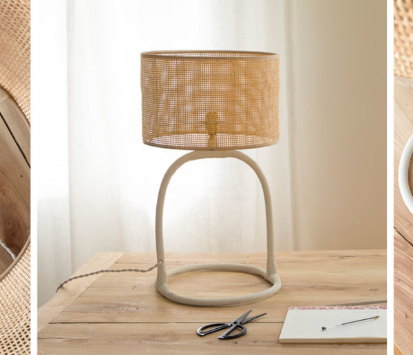 Tuto : Réalisez une lampe bohème avec des tubes en PVC et un abat-jour en sisal