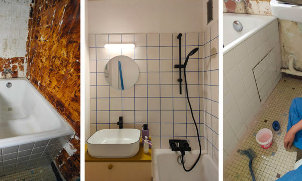 Rénover sa salle de bains pour moins de 500 euros, c'est possible !