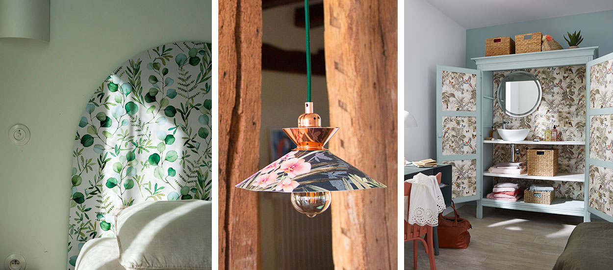 8 idées DIY avec du papier peint pour décorer son intérieur