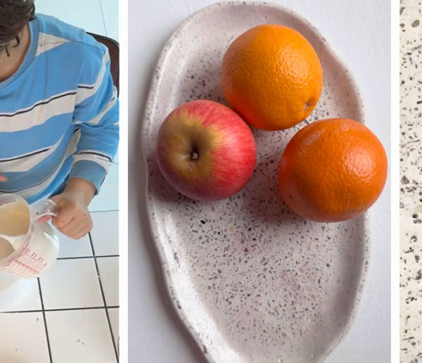 Tuto : Réaliser en famille un joli vide-poches ou un plateau en terrazzo