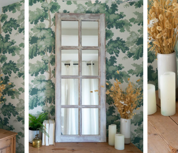 Tuto : Transformez une vieille fenêtre en un miroir shabby chic irrésistible