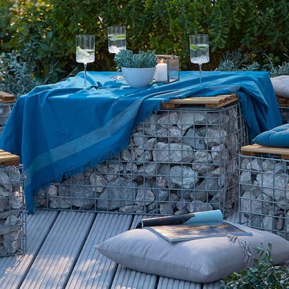 Inspiration : comment intégrer des gabions dans son jardin ?