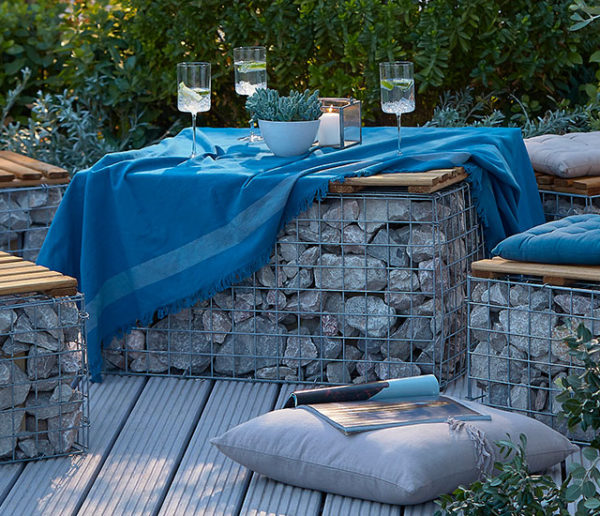 Inspiration : comment intégrer des gabions dans son jardin ?