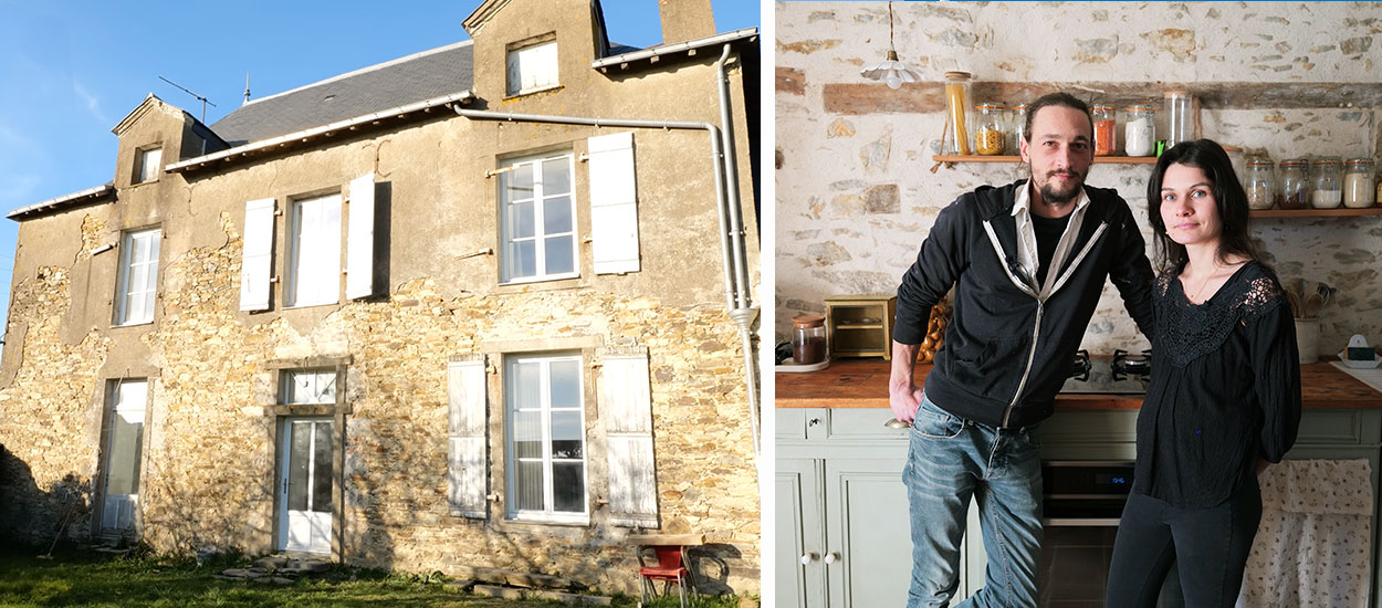 Ils rénovent une maison de maître du XVIIIe siècle avec du DIY et de la récup'