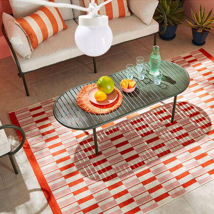 Tapis d'extérieur : l'allié déco de votre terrasse cet été