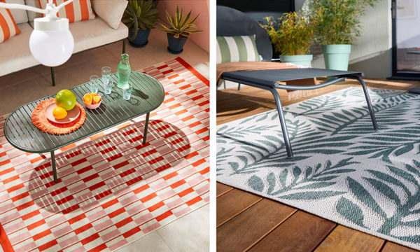 Tapis d'extérieur : l'allié déco de votre terrasse cet été